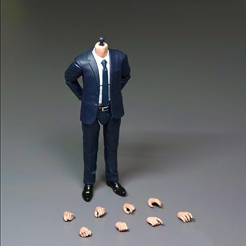 LFWDOCN 1/12 Scale Male Body,6inch Male Flexible Action Figure Body Suit Body with Replaceable Hands Type Collection (Blue 1.0) von LFWDOCN