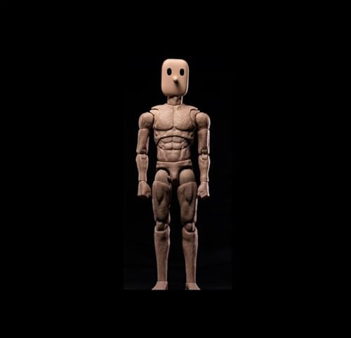 LFWDOCN 1/12 Scale Mann Super Flexible ActionFigurn Body 6inch Strong Muscular Square Kopf militär Figur Body Notaman Miniature Figur Model (NT-02W Wide Shoulder Type Slim Figur Body) von LFWDOCN