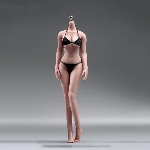 LFWDOCN 1/12 Scale weiblich ActionFigurn Body 6inch Super Flexible Seamless Plump Asian weiblich militär Body Type Figur with Detachable Feet Hand Shapes Miniature ActionFigurn Highly Detail von LFWDOCN