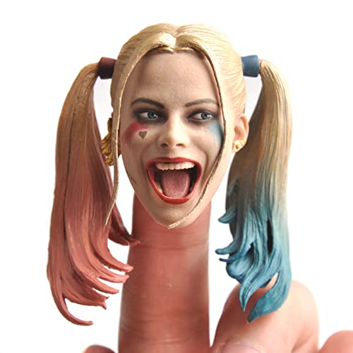 LFWDOCN 1/6 Female Head Sculpt, European Girl Head Carved for 12 Inch Female Soldier Action Figure Collection (D) von LFWDOCN