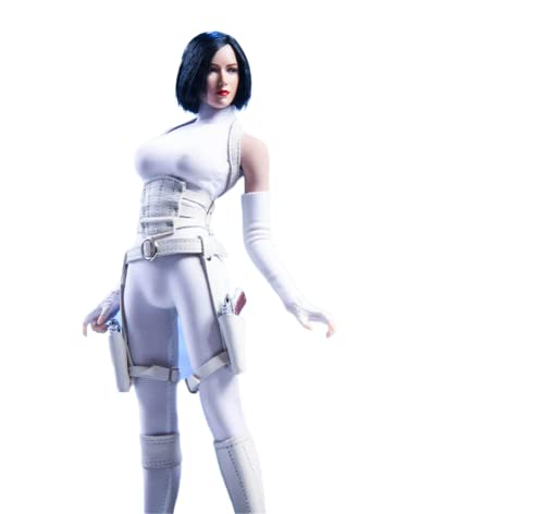 LFWDOCN 1/6 Scale Female Clothes, Female Assassin White Tights Clothing for 12 Inch PH TBL JO Soldier Body (A) von LFWDOCN
