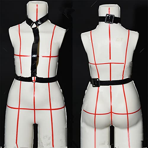 LFWDOCN 1/6 Scale Female Clothes, Female Lace Underwear Bodysuit Jumpsuit Costume Outfit Clothing Punk Strap Accessory for 12 Inch PH TBL JO Action Figure Body (Strap No. 2) von LFWDOCN