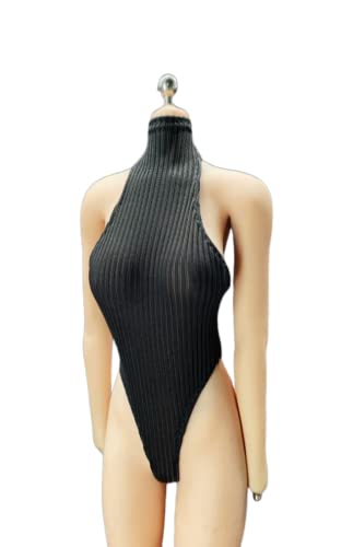 LFWDOCN 1/6 Scale Female Figure Clothes, Female Stretch Bodysuit Swimsuit Clothing for 12 Inch PH TBL Seamless Action Figure Body (B) von LFWDOCN