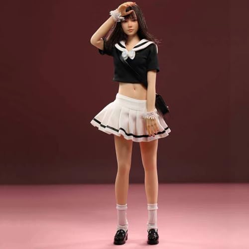 LFWDOCN 1/6 Scale Female Figure Doll Clothing, Top + Skirt Suit Uniform Costume for 12 Inch Female Action Figures – Black LFWDOCN 1/6 Scale Female Figure Doll Clothing, Top + Skirt Suit Uniform Costume for 12 Inch Female Action Figures – Black von LFWDOCN