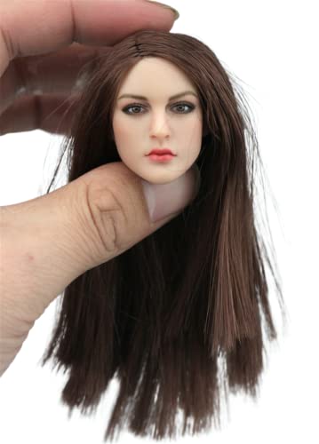 LFWDOCN 1/6 Scale Female Head Sculpt, European Girl Planted Hair Headdress for 12 Inch Action Figure LFWDOCN 1/6 Scale Female Head Sculpt, European Girl Planted Hair Headdress for 12 Inch Action Figure von LFWDOCN