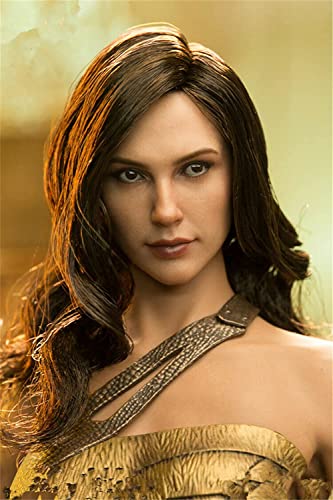 LFWDOCN 1/6 Scale Female Head Sculpt Gal Gadot European Beauty Head Carved for 12 Inches VC HT JO Action Figure Doll Collection von LFWDOCN
