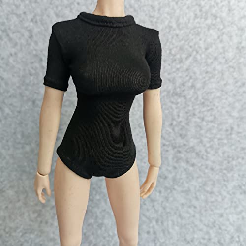 LFWDOCN 1/6 Scale Figure Doll Clothes Swimsuit Jumpsuit Costume for 12 inch Female Action Figure Phicen/TBLeague (Black) von LFWDOCN
