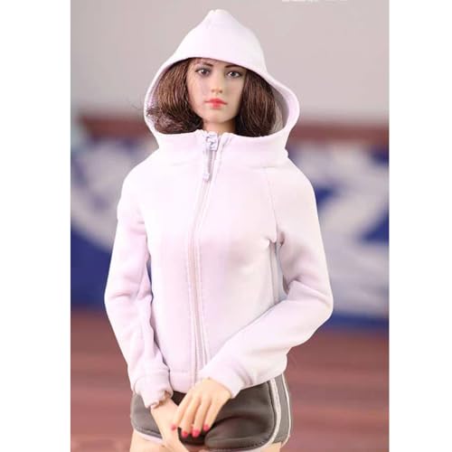 LFWDOCN 1/6 Scale Figure Doll Clothing, Hoodie Costume for 12 Inch Female Action Figures von LFWDOCN