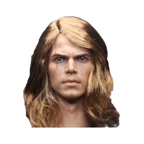 LFWDOCN 1/6 Scale Man Military Head Anakin Skywalker Head Carved Model Fit for 12 Inch PH TBL JO Action Figures Body (Blonde) von LFWDOCN