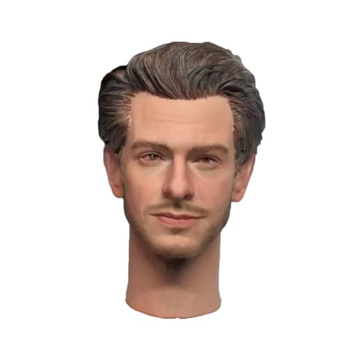 LFWDOCN 1/6 Scale Man Military Head Tom Holland/Andrew Garfield Hero Head Carved Model for 12 Inch Action Figures Doll (Brown Vince Q2) von LFWDOCN