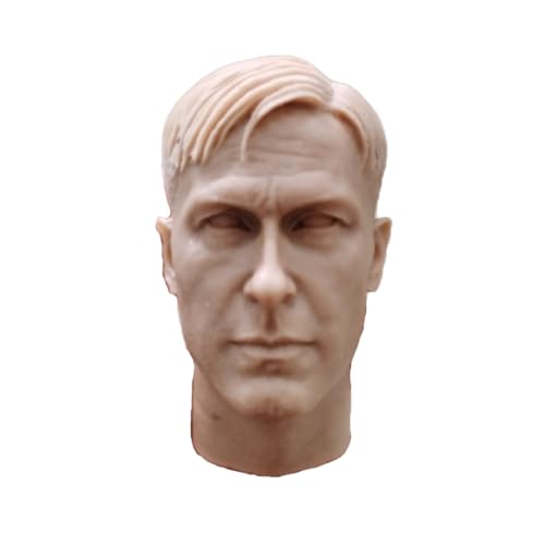 LFWDOCN 1/6 Scale Mann militär Kopf Miniature Figur Collectible Strong Man Long Neck Kopf Carved Model fit for 12inch PH TBL JO ActionFigurn Body(Unpainted Q2) von LFWDOCN