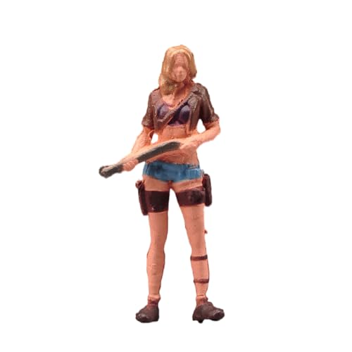 LFWDOCN 1/6 Scale weiblich militär Kopf Asian Girl Pale Skin Planted Hair Kopf Carving fit for 12inch PH TBL JO ActionFigurn Body (Brown Shotgun Western Girl) von LFWDOCN