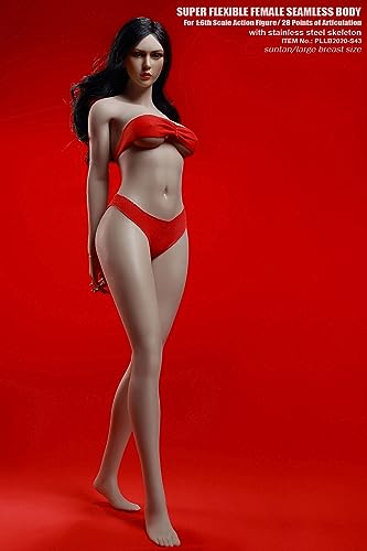 LFWDOCN S42 S42A S43 S43A 1/6 Scale Female Super Flexible Seamless Body (PLLB2020-S43-Sun Tan Skin, with Head) von LFWDOCN