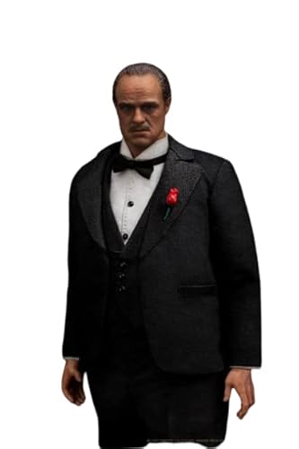 LFWDOCN Shark Toys 1/12 Scale Male Action Figure Godfather Vito Colleon Formal Version (SJYT-001) von LFWDOCN