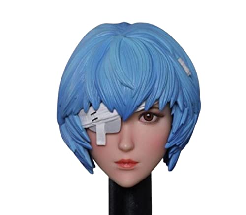 LFWDOCN iminitoys M006 1/12 Scale Female Accessories Head Sculpt for 5 inch Rei Collectible Action Figure C, Multicolored (SJYT-001) von LFWDOCN