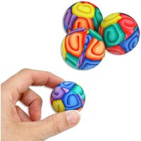 1 x Bunter Springball mit Kringelmuster als Mitgebsel Kindergeburtstag, 3,5cm 1 x Bunter Springball mit Kringelmuster als Mitgebsel Kindergeburtstag, 3,5cm von LG-Imports