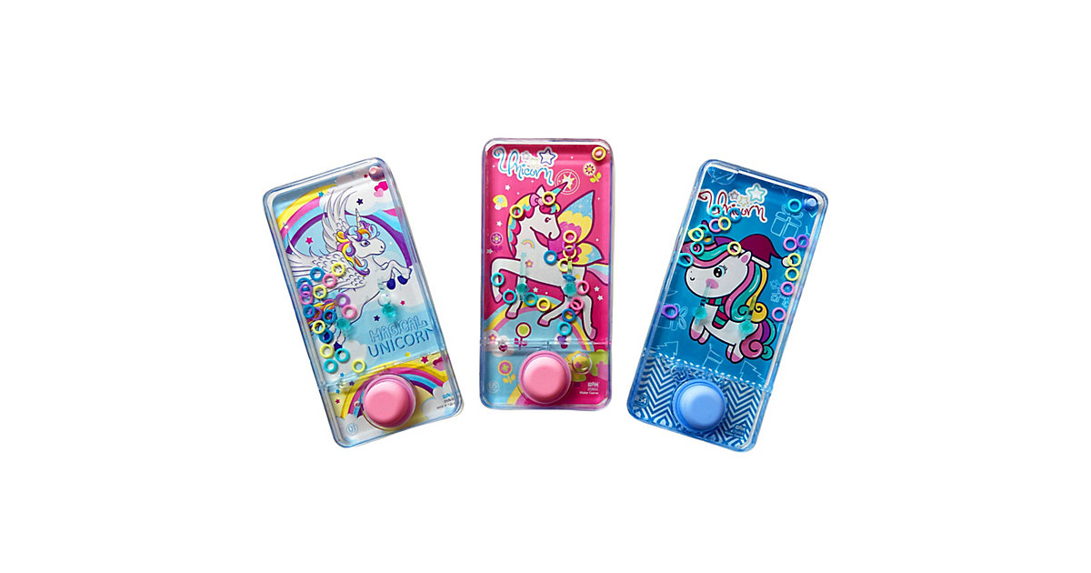 Geduldsspiel mit Wasser, 3-fach sortiert - Einhorn Wasserflipper Unicorn Geduldsspiel mit Wasser, 3-fach sortiert - Einhorn Wasserflipper Unicorn von LG Imports