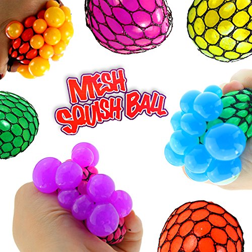 8X Quetschball Squeezeball Bunt ca.6cm Knautschball Antistress Knetball LG von LG-Imports
