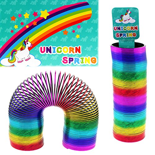 Einhorn Regenbogenspirale Lang Treppenläufer ca.15x5cm Metallic Glitzer Look Mitgebsel Einhorn Regenbogenspirale Lang Treppenläufer ca.15x5cm Metallic Glitzer Look Mitgebsel von LG Imports
