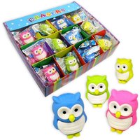 Großpack Eulen Radierer, Kinder-Radiergummis als Mitgebsel, 36er Großpack Eulen Radierer, Kinder-Radiergummis als Mitgebsel, 36er von LG-Imports