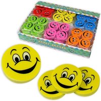 Großpack Lach-Radiergummis, 36 Päckchen zu je 4 Radierern, mit Gesicht Großpack Lach-Radiergummis, 36 Päckchen zu je 4 Radierern, mit Gesicht von LG-Imports