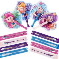 Großpack Meerjungfrau Fächer, 12 Stück, 23,5cm x 18cm Großpack Meerjungfrau Fächer, 12 Stück, 23,5cm x 18cm von LG Imports