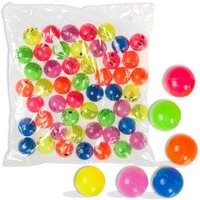 Großpack NEON Flummis, 50 Stück, viele tolle Neonfarben, 30mm von LG-Imports