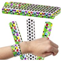 Großpack Schnapparmbänder Fußball, 36 Stück, 22cm, Mitgebsel für Jungen Großpack Schnapparmbänder Fußball, 36 Stück, 22cm, Mitgebsel für Jungen von LG Imports