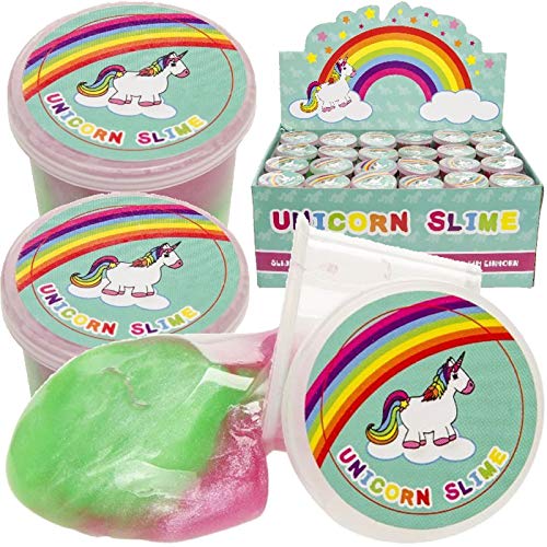 LG-Imports 10x Einhorn Schleim Unicorn Glitzer Slime, Mitgebsel zum Kindergeburtstag von LG-Imports