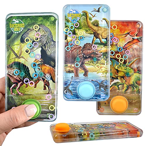 LG-Imports 3X Geduldsspiel Wasser Dinosaurier Ringe Kinder Wasserflipper Dino Bunt 16cm Mitgebsel LG-Imports 3X Geduldsspiel Wasser Dinosaurier Ringe Kinder Wasserflipper Dino Bunt 16cm Mitgebsel von LG