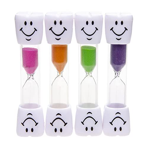 LG-Imports 4 er Set Sanduhr Zähneputzen Zahnputzuhr ca. 9x2cm von LG-Imports
