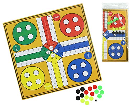 LG-Imports Spiel Ludo ca. 24,5x24,5cm von LG-Imports