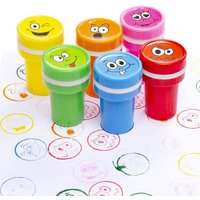 Lachgesicht Stempel, 1 Stk, 4cm, Kinderstempel, Mitgebsel Kindergeburtstag von LG-Imports