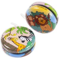 Metall-Yoyo, Dschungeltier-Motiv, 1 Stück, Mitgebsel zum Kindergeburtstag Metall-Yoyo, Dschungeltier-Motiv, 1 Stück, Mitgebsel zum Kindergeburtstag von LG Imports