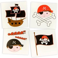 Piraten-Abziehtattoo, 1 Stück, 5cmx 5cm Piraten-Abziehtattoo, 1 Stück, 5cmx 5cm von LG-Imports