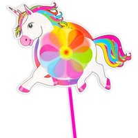 Windrad Einhorn, 35cm, knallbuntes Fabelwesen, 1 Stk Windrad Einhorn, 35cm, knallbuntes Fabelwesen, 1 Stk von LG-Imports