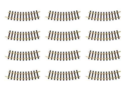 LGB – gebogenes Gleis R1-600 mm – 30° - L11000, gebogenes Gleiselement, 12 Stück, Gleiserweiterung für Gartenbahn, Gleismaterial, Zubehör, Spur G, Maßstab 1:22,5 LGB – gebogenes Gleis R1-600 mm – 30° - L11000, gebogenes Gleiselement, 12 Stück, Gleiserweiterung für Gartenbahn, Gleismaterial, Zubehör, Spur G, Maßstab 1:22,5 von LGB
