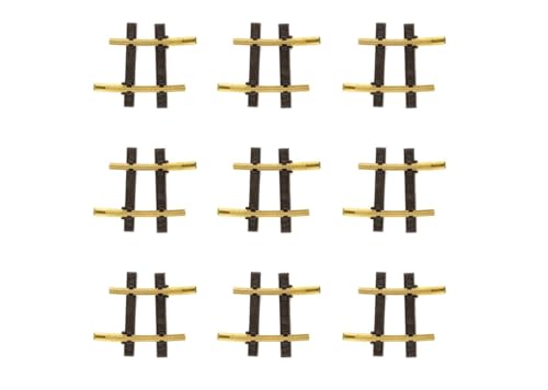 LGB – gebogenes Gleis R1 – 7,5° - L11040, gebogenes Gleiselement, 12 Stück Gleiserweiterung für Gartenbahn, Gleismaterial, Zubehör, Spur G, Maßstab 1:22,5 von LGB