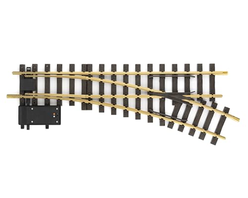 LGB – Elektrische Weiche rechts R3 – 22,5° - 16050, Gleiserweiterung für Gartenbahn, Gleismaterial, Zubehör, Spur G, Maßstab 1:22,5 LGB – Elektrische Weiche rechts R3 – 22,5° - 16050, Gleiserweiterung für Gartenbahn, Gleismaterial, Zubehör, Spur G, Maßstab 1:22,5 von LGB