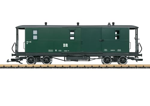 LGB – 30326 DR Gepäckwagen Bauart KD4 – detailreicher Modellbahnwagen – authentische Bedruckung – Türen zum Öffnen – Modellbahnzubehör – ab 15 Jahren – Spur G LGB – 30326 DR Gepäckwagen Bauart KD4 – detailreicher Modellbahnwagen – authentische Bedruckung – Türen zum Öffnen – Modellbahnzubehör – ab 15 Jahren – Spur G von LGB