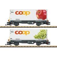 LGB 45887 G Containerwagen Set “coop®“, RhB, Ep. VI von LGB