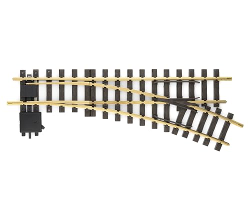 LGB – Handweiche rechts R3 – 22,5° - 16040, Gleiserweiterung für Gartenbahn, Gleismaterial, Zubehör, Spur G, Maßstab 1:22,5 LGB – Handweiche rechts R3 – 22,5° - 16040, Gleiserweiterung für Gartenbahn, Gleismaterial, Zubehör, Spur G, Maßstab 1:22,5 von LGB