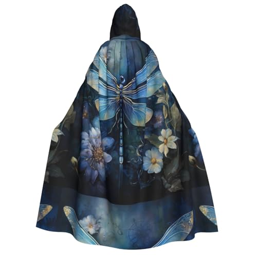 LGHDFYO Art Blue Dragonfly Halloween Unisex Kapuzenumhang - Leichte Erwachsenen-Cosplay-Oberbekleidung LGHDFYO Art Blue Dragonfly Halloween Unisex Kapuzenumhang - Leichte Erwachsenen-Cosplay-Oberbekleidung von LGHDFYO