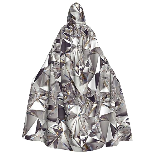 LGHDFYO Glitzerndes abstraktes Diamant-Kristallmuster, Halloween, Unisex-Kapuzenumhang: leichte Cosplay-Oberbekleidung für Erwachsene LGHDFYO Glitzerndes abstraktes Diamant-Kristallmuster, Halloween, Unisex-Kapuzenumhang: leichte Cosplay-Oberbekleidung für Erwachsene von LGHDFYO