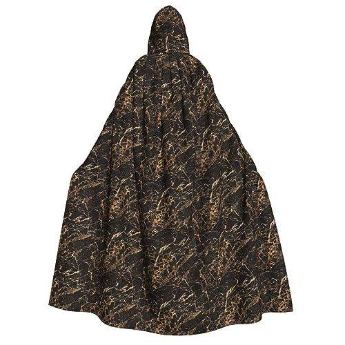 LGHDFYO Goldener Marmor-Halloween-Umhang mit Kapuze, Unisex, leichte Cosplay-Oberbekleidung für Erwachsene LGHDFYO Goldener Marmor-Halloween-Umhang mit Kapuze, Unisex, leichte Cosplay-Oberbekleidung für Erwachsene von LGHDFYO