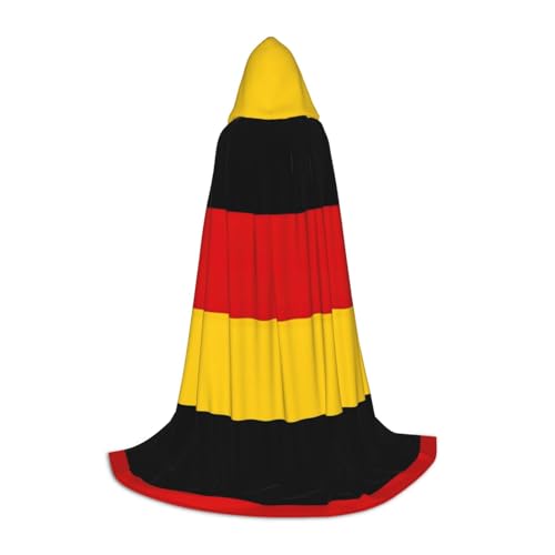 LGHDFYO Halloween-Umhang mit Deutschland-Flagge, Kapuzenumhang, Cosplay-Kostüm, Unisex, Robecloak für Halloween, Karneval, Party LGHDFYO Halloween-Umhang mit Deutschland-Flagge, Kapuzenumhang, Cosplay-Kostüm, Unisex, Robecloak für Halloween, Karneval, Party von LGHDFYO