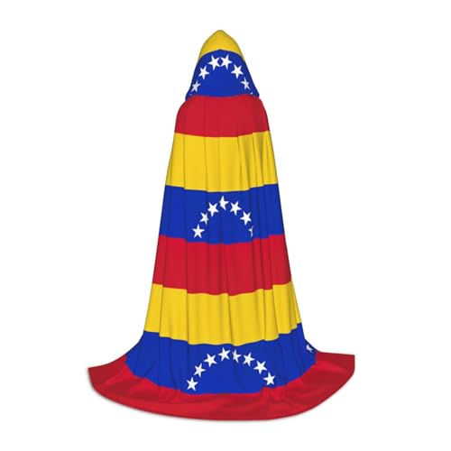 LGHDFYO Halloween-Umhang mit Flagge von Venezuela, Kapuzenumhang, Cosplay-Kostüm, Unisex, Robecloak für Halloween, Karneval, Party LGHDFYO Halloween-Umhang mit Flagge von Venezuela, Kapuzenumhang, Cosplay-Kostüm, Unisex, Robecloak für Halloween, Karneval, Party von LGHDFYO