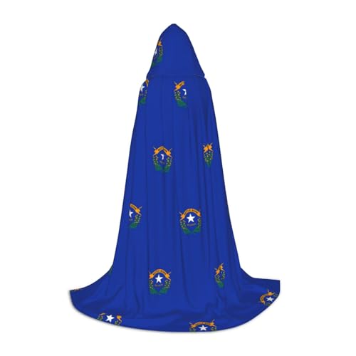 LGHDFYO Halloween-Umhang mit Nevada-Flagge und Kapuze, Cosplay-Kostüm, Unisex, Robecloak für Halloween, Karneval, Party LGHDFYO Halloween-Umhang mit Nevada-Flagge und Kapuze, Cosplay-Kostüm, Unisex, Robecloak für Halloween, Karneval, Party von LGHDFYO