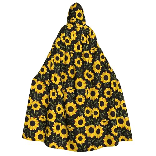 LGHDFYO Kapuzenumhang mit Sonnenblumen-Motiv, Unisex, leicht, für Erwachsene, Cosplay-Oberbekleidung LGHDFYO Kapuzenumhang mit Sonnenblumen-Motiv, Unisex, leicht, für Erwachsene, Cosplay-Oberbekleidung von LGHDFYO