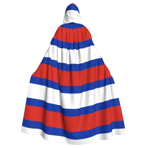 LGHDFYO Kapuzenumhang mit russischer Flagge, Unisex, Mittelalter-Kostüm mit angenähter Kapuze LGHDFYO Kapuzenumhang mit russischer Flagge, Unisex, Mittelalter-Kostüm mit angenähter Kapuze von LGHDFYO